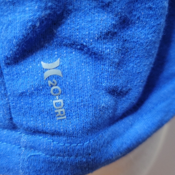 Hurley Men's Small H2O-Dri Modern Pullover Hoody Signal Blue Grey Lined Soft - Picture 3 of 14